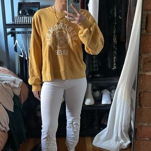 Yellow Crew Neck from Abercrombie